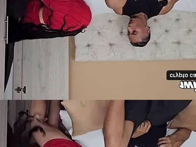 Hot mummy trains stepson a game of allurement when shaved hubby's away - Stepmom in HD porn!