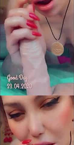 Body with Oil and Fucked by Dildo