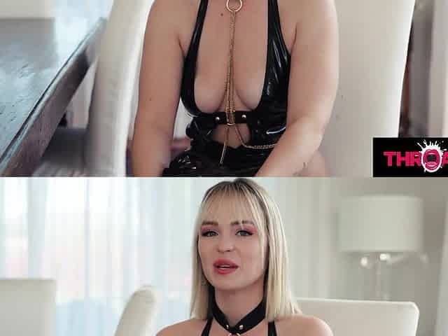 Lilly Bell Large Tit Golden-haired Goes Insane On Deepthroat