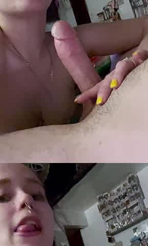 Amateur BJ Oral POV Blowjob Cumshot