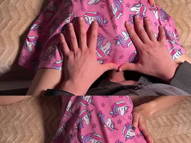 Roommate's GF: Please Just Rub My Vagina and Pants but Don't Permeate!