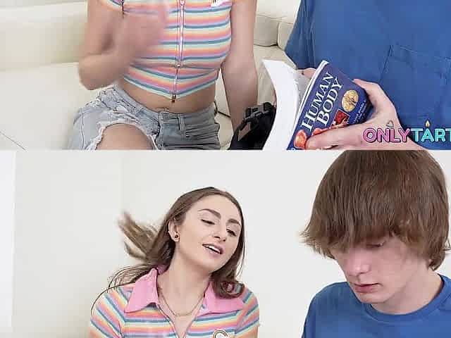 Schoolgirl Tempt Fortunate Hunk After Classes