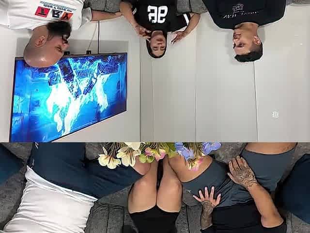 I wanna please all my fans with what they can't live out of, so I'm doing a sexy trio - SPANISH PORN