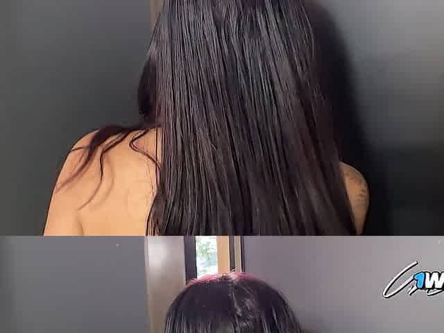 MI NOVIO ME DESCUBRE CON MI'MANTE EN EL HOTEL Y LO CONVENZO PARA QUE NOS FOLLE A LAS DOS EN UN 3SOME