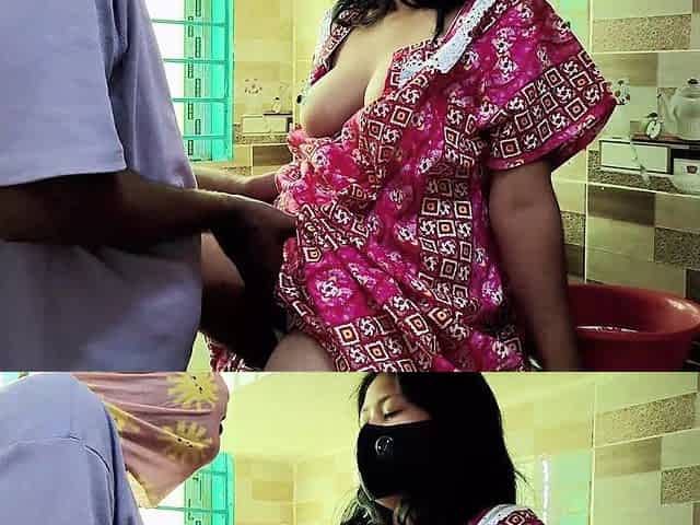 Desi Bhabhi Sex in the Kitchen