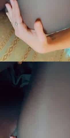 Sexy amateur redhead teen double dildo action