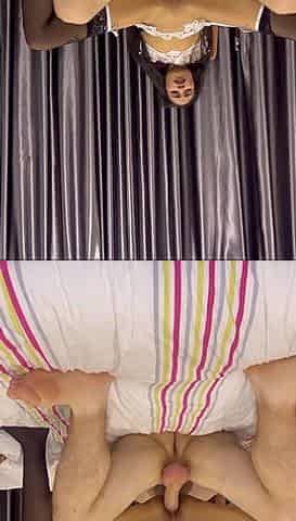 Petite Slender Slender Asian Gets a White Cock