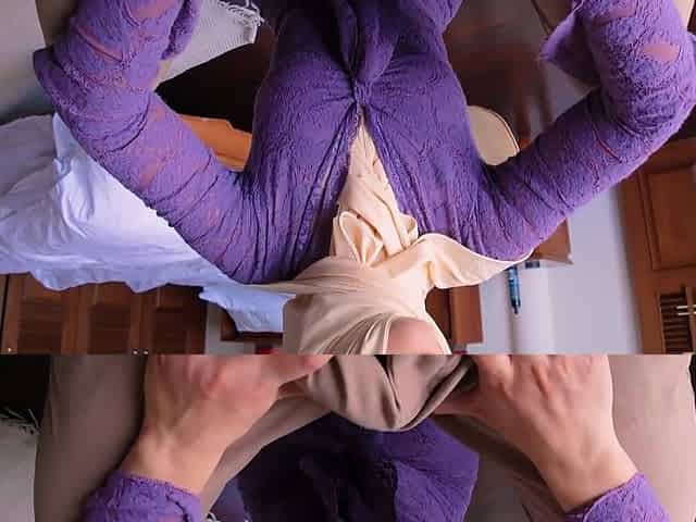 Slim Muslim MILF In Hijab Pleases Her Stepson With Handjob & Hot Dick Riding When She Sees His Boner