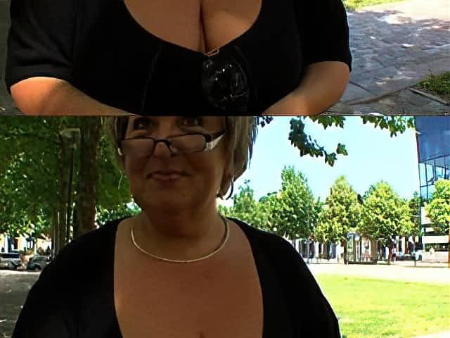 Carole, French BBW granny analfucked