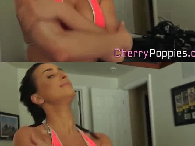 Bikini Clad Brunette Teenager 18+