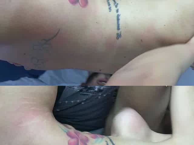 Busty amateur Milf sucks and fucks with nice cumshot