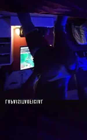 The little Colombian official shakes her booty and screws a foreigner in POV