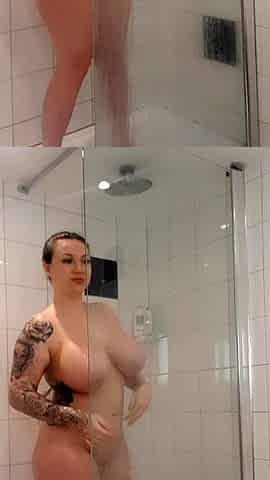Amateur striptease and Solo masturbation
