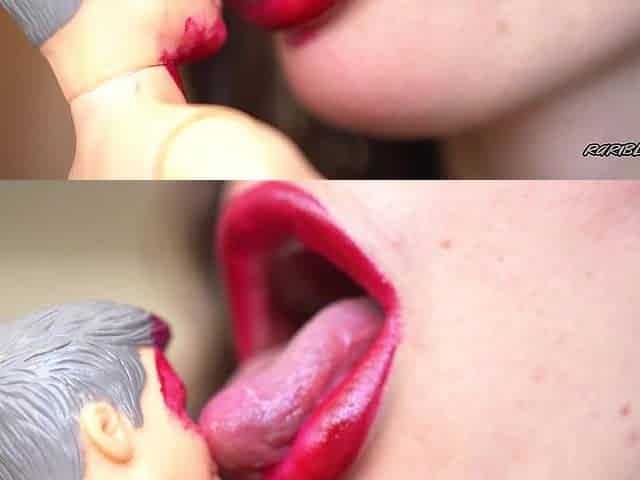 Gentle Giantess Passionate Dirty Valentine Kiss