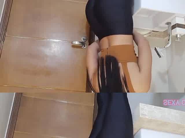 Sexy Wife Banging Her Spouses Ally Hiding In The Bath At The Birthday Party