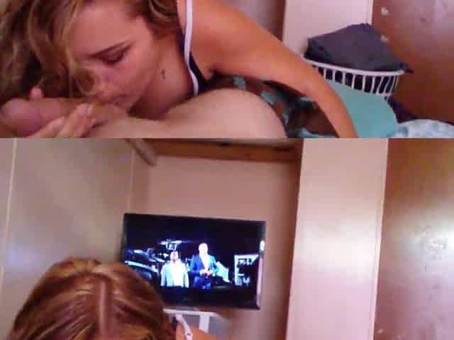 Homemade wife blow job