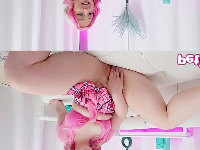 Petite18- Cute Eva Nyx Bows Over For a Hard Screw and a Frothy Creampie