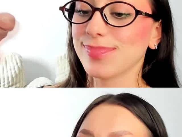 Nerdy Chick Pleasures Her BF with a Steamy Blowjob