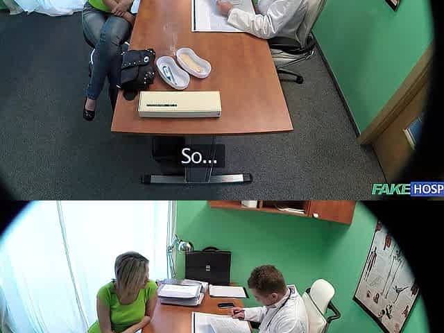 Blond mother I'd like to fuck thinks MY LARGE DICK will cure her illness - Fake Hospital