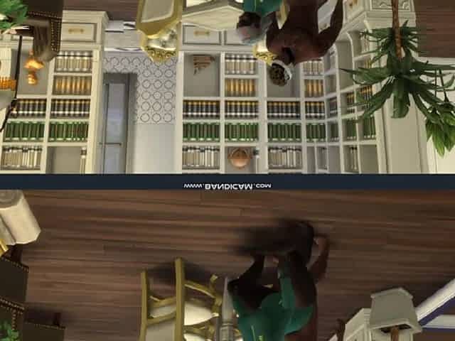 Thick Chocolate older gets a visit sims 4