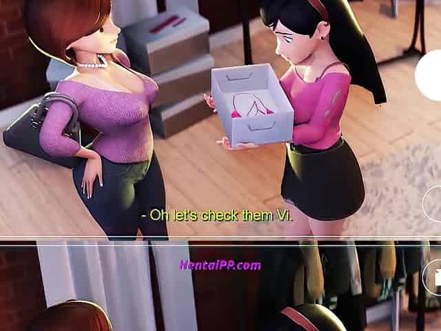 Helen And Violet ( Disney ) Make A Porn Video In Three-some ( Toon )
