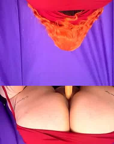 Monika Sweet masturbates her pussy and ass with toy