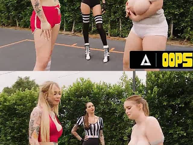OOPSIE - Basketball Referee Rocky Emerson Caught Competitive Players Gracie Jane & Codi Vore Banging
