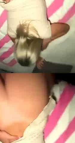 LilTinsss Gets Banged In Doggy And Tits Covered In Cum