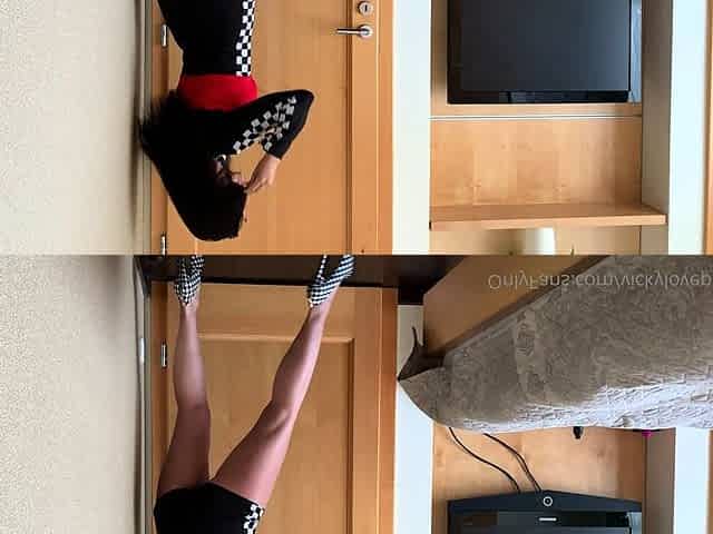 Sofia cortez striptease and solo masturbation show