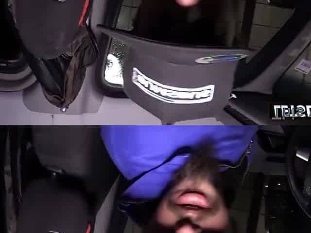 I Got on My Knees in Van and Let Him Screw My Boobs Raw with His Thick Schlong