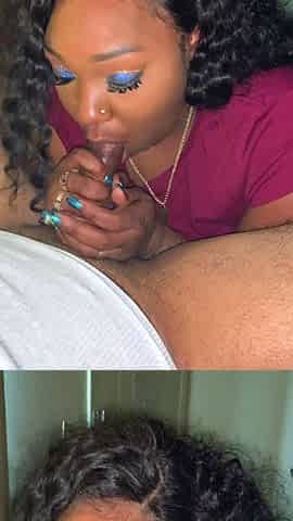 Amateur chick and her blowjob talent