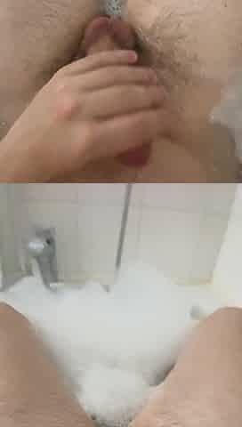 Fast cum in baths