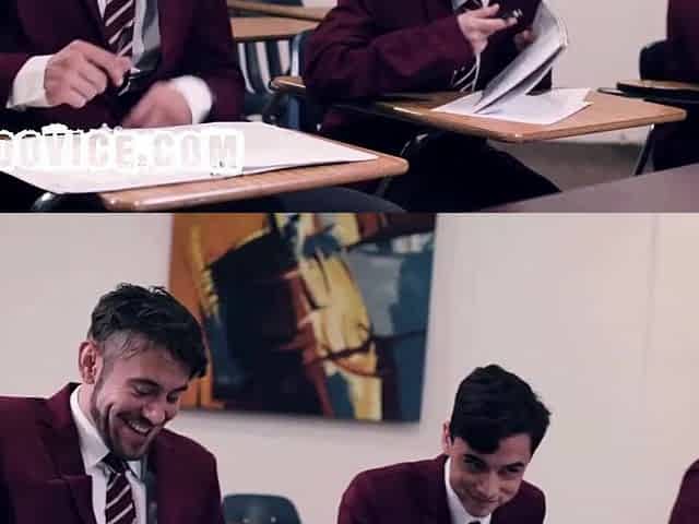 Large Bazookas Aged Teacher Group-fucked In The Classroom