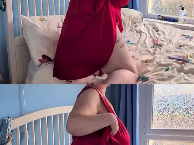 Alice Mayflower In Slutty Role Play, Orgasm, Dildo Sucking & Fucking - Solo Girl
