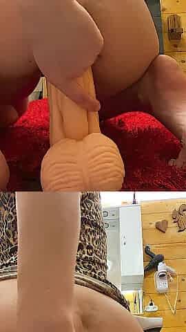 My twat desires to be stretched by a large, thick vibrator