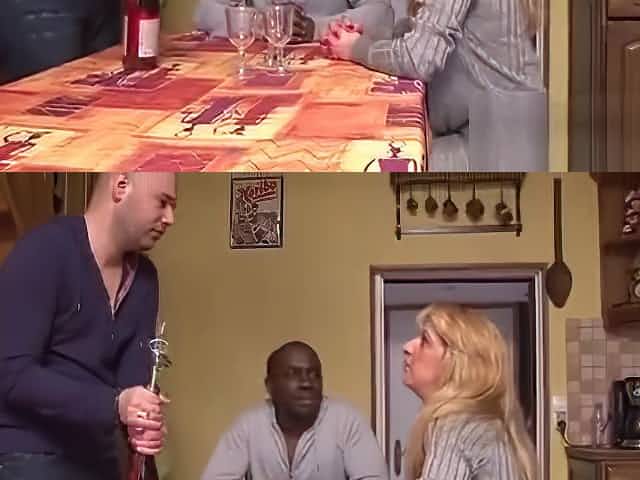 Mature Louise anal fucked by a huge black cock