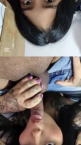 Girl Fucked on the Head, Hates Cum in Her Mouth