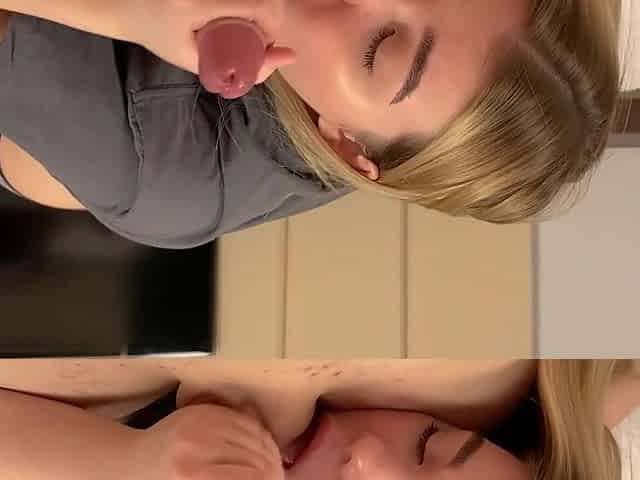 Charming blonde PAWG offerd sensual sex with her attentive boyfriend
