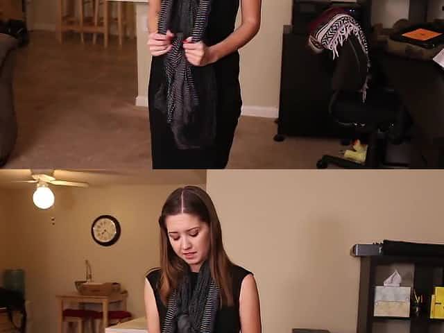Young Shoplifter Chrissy Marie gets tied up in bondage and punished - fetish