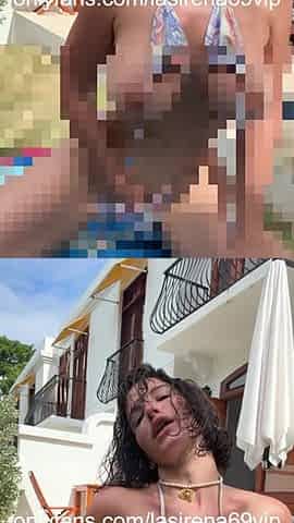 Outdoor Striptease Dancing Large Natural Melons