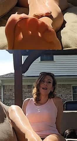Sleaze blonde has the kinky foot fetish