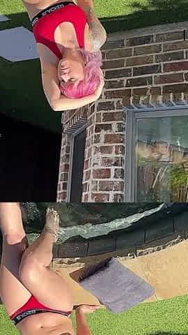 Alternative MILF Gets Fucked in Pool by BBC