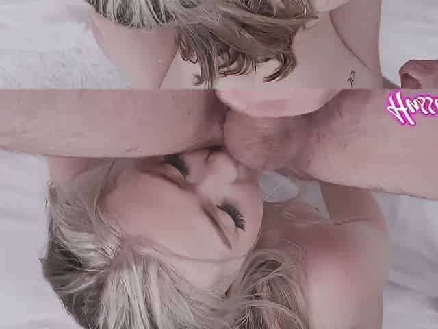 Eva N Curvy Blonde Teen 18+ Fucks Two Dicks