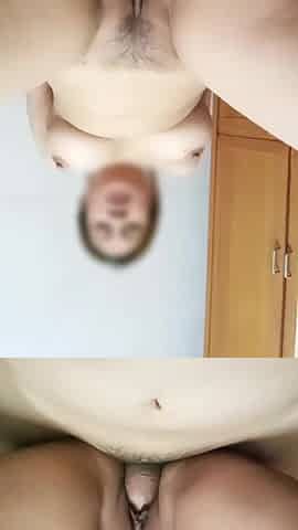 Grabbed My Cock and Stuffed It Into My Pussy Tightly, Slowly Thrusting It While the Pussy Juice Flowed Out.