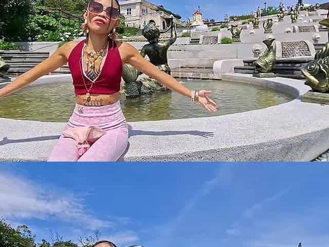 Quick load of Cum On The Butt in the midst of Tourist Attractions