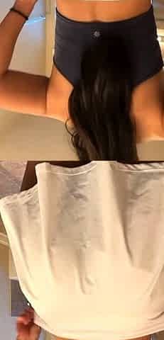 Amateur big ass brunette teen with