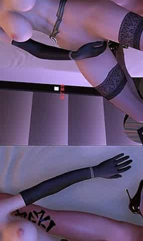 Neighbor Pixelated Goddess with a Big Butt - 3D Animation