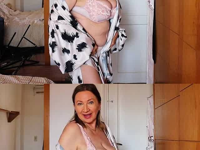 Stepmom Will Gives You Relief with Huge Tits and Pussy Eating