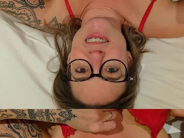 Talking obscene to my spouse after a hotwife date, and I got my face overspread in cum