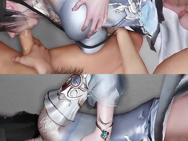 3d Super Sexy Cosplay Model Naked Wearing Sexy Dress Got Fucked